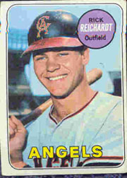 1969 Topps Baseball Cards      205     Rick Reichardt